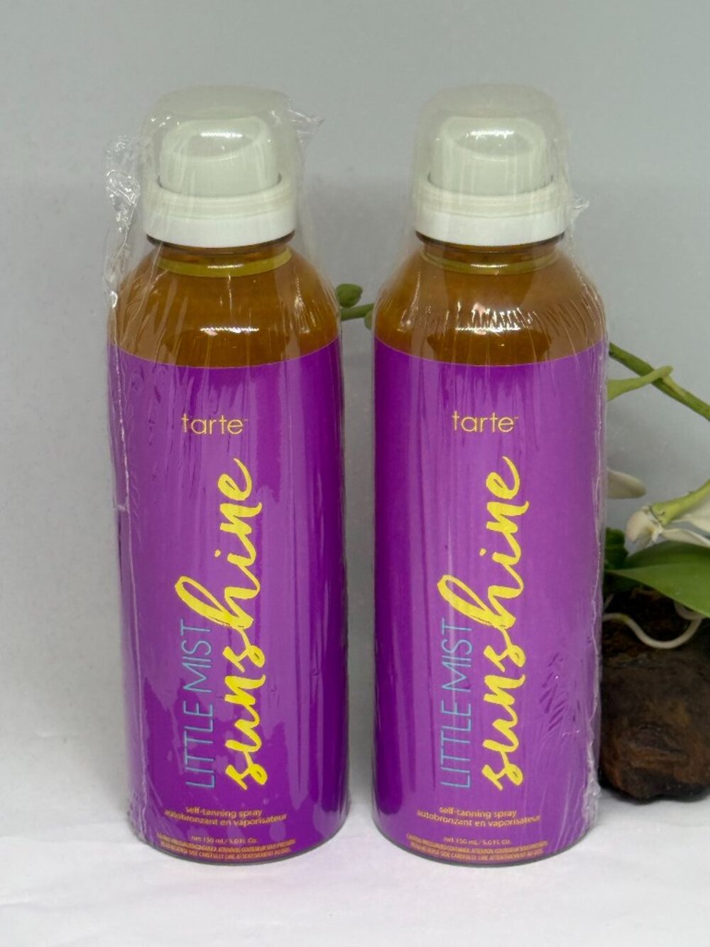 2x Tarte Little Mist Sunshine Self Tanning Spray for Body - 5 oz - New - Sealed